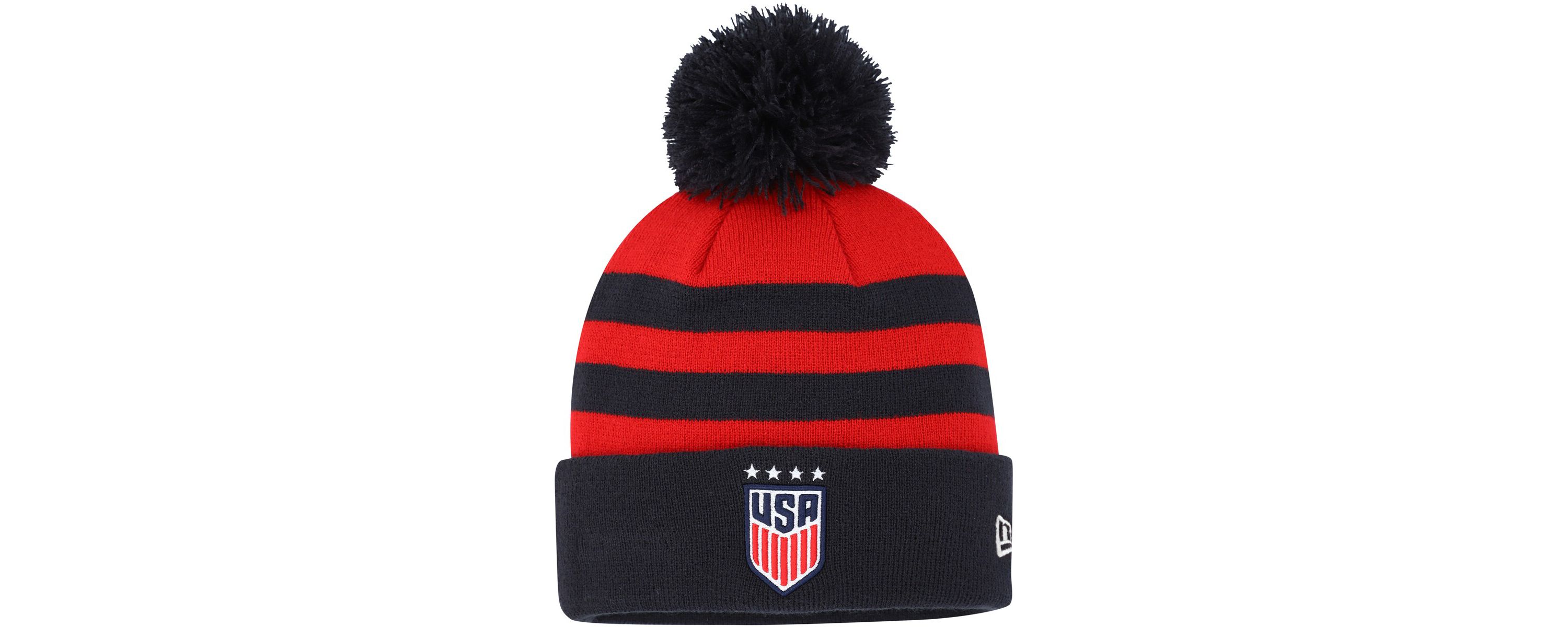 Olympics USWNT Team Cuffed Knit Hat with Pom
