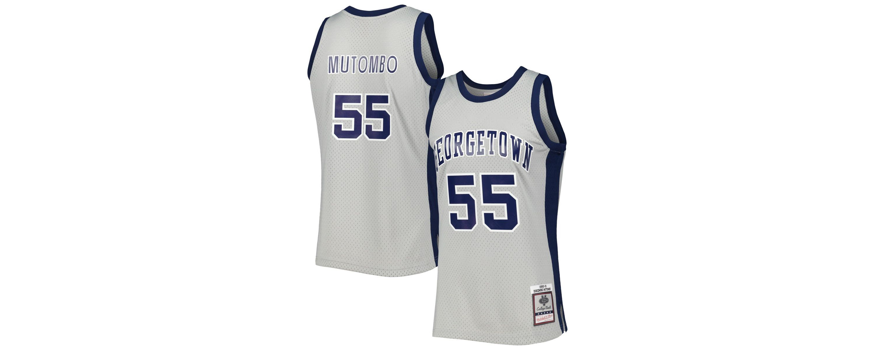 NCAA Dikembe Mutombo Georgetown Hoyas 1990/91 Swingman Jersey