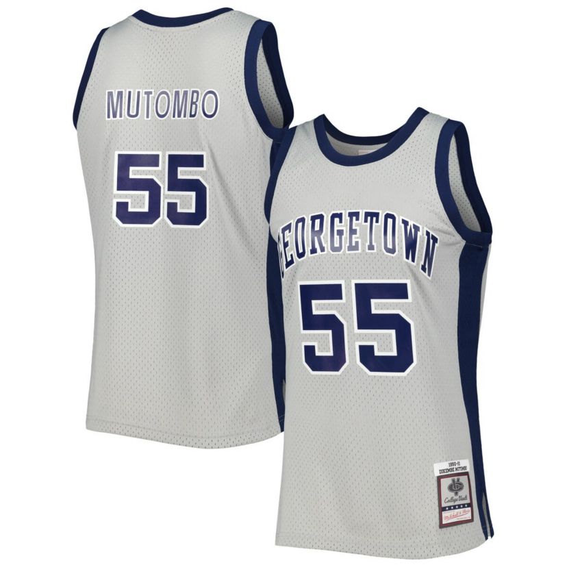 NCAA Dikembe Mutombo Georgetown Hoyas 1990/91 Swingman Jersey