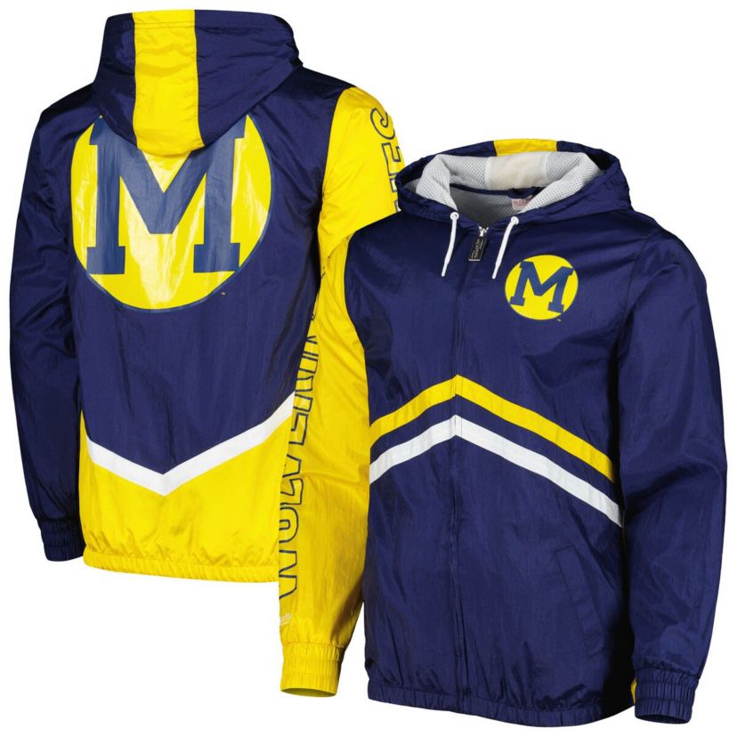 NCAA Michigan Wolverines Undeniable Full-Zip Windbreaker Jacket