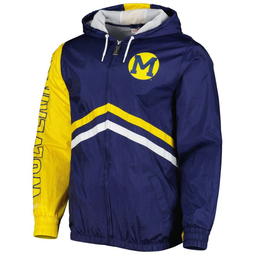 NCAA Michigan Wolverines Undeniable Full-Zip Windbreaker Jacket