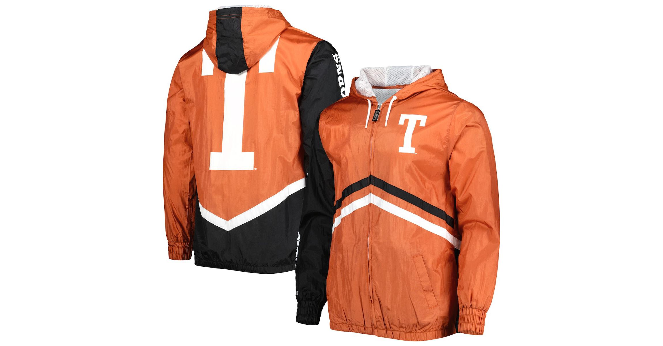 NCAA Texas Texas Longhorns Undeniable Full-Zip Windbreaker Jacket