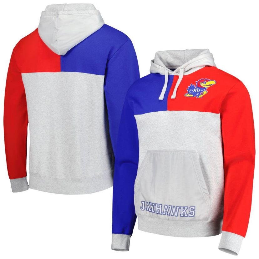NCAA Kansas Jayhawks Tie-Breaker Pullover Hoodie
