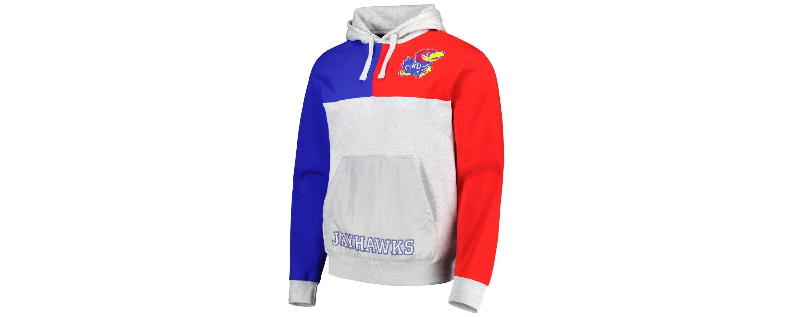 NCAA Kansas Jayhawks Tie-Breaker Pullover Hoodie