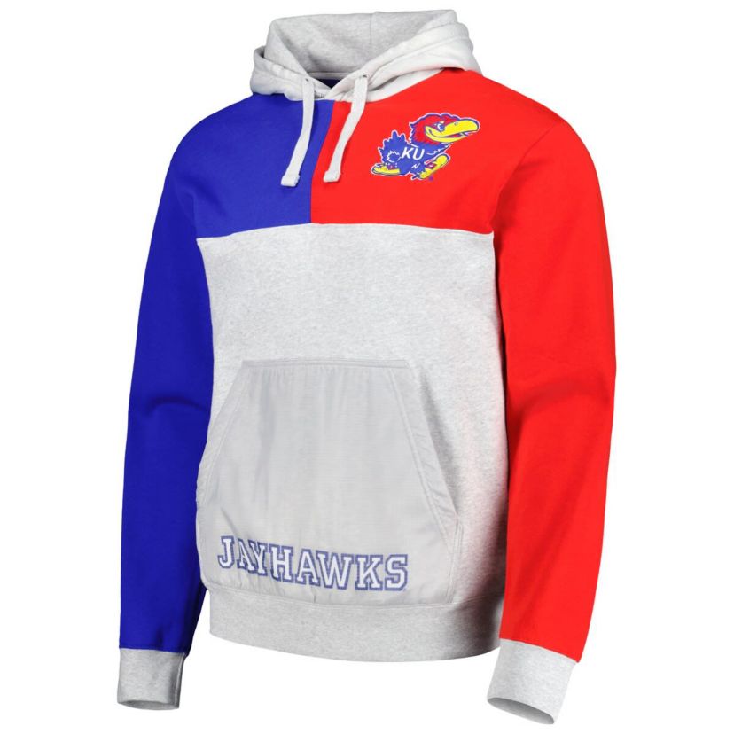 NCAA Kansas Jayhawks Tie-Breaker Pullover Hoodie