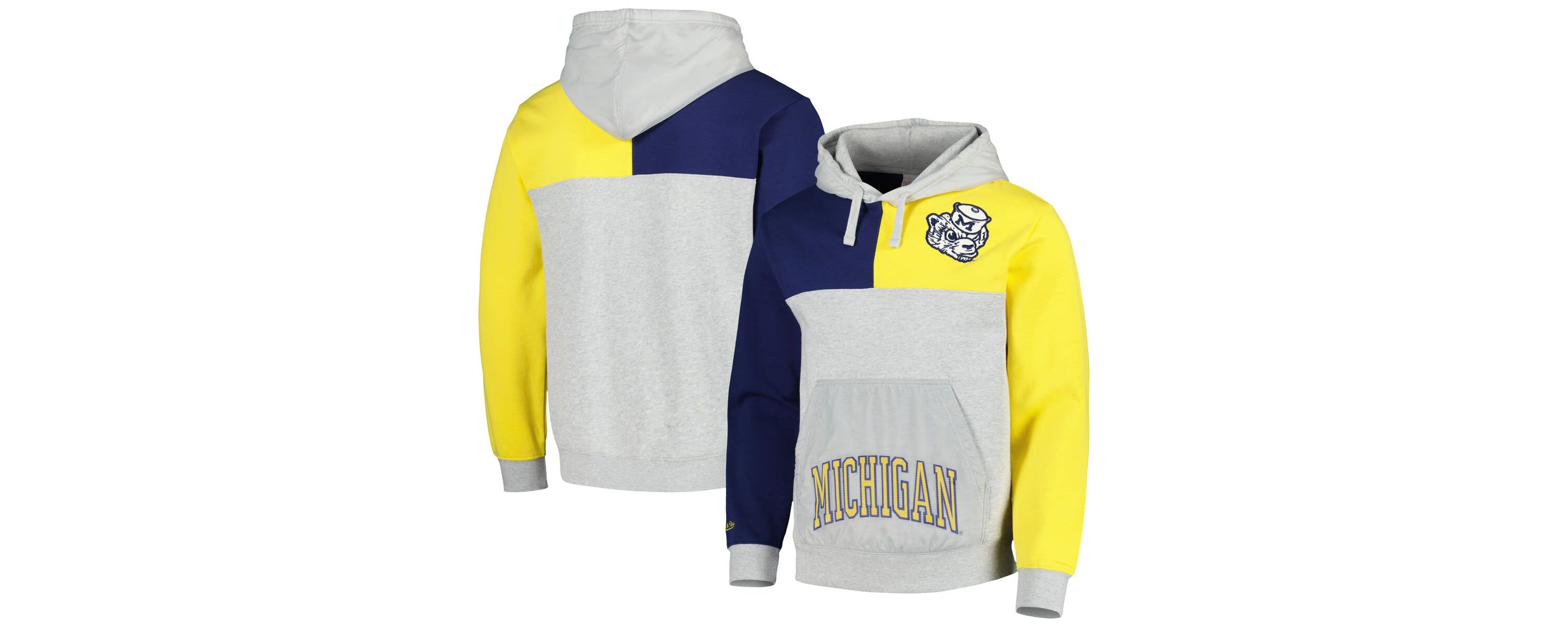 NCAA Michigan Wolverines Tie-Breaker Pullover Hoodie
