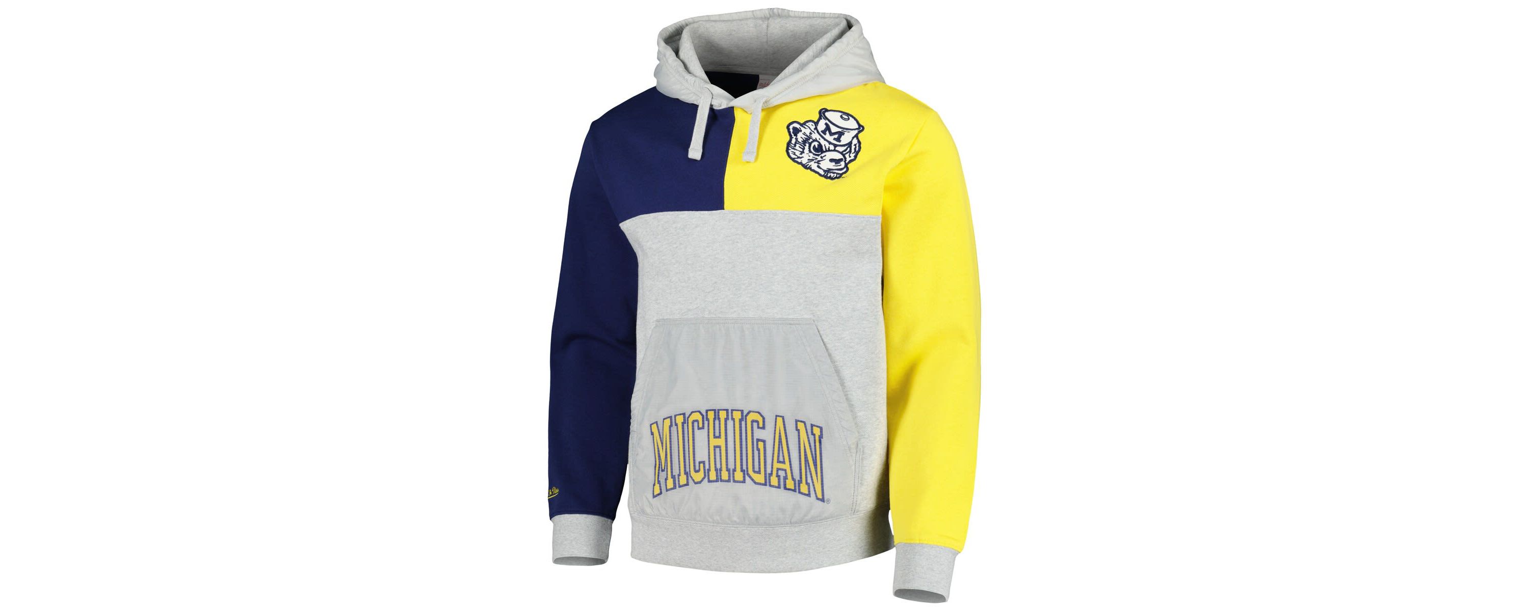 NCAA Michigan Wolverines Tie-Breaker Pullover Hoodie