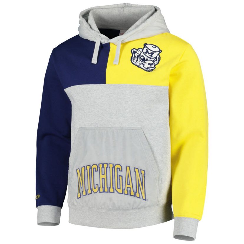 NCAA Michigan Wolverines Tie-Breaker Pullover Hoodie