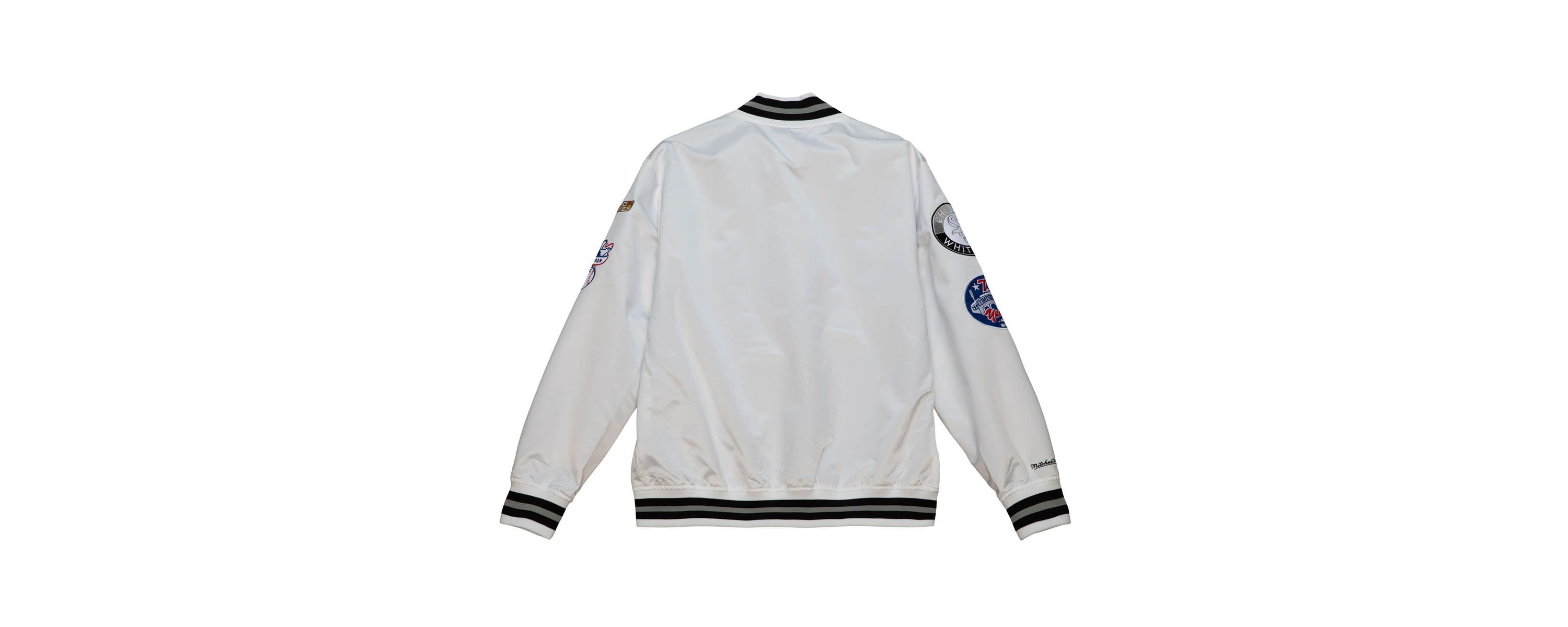 Chicago White Sox MLB Chicago Sox City Collection Satin Full-Snap Varsity Jacket