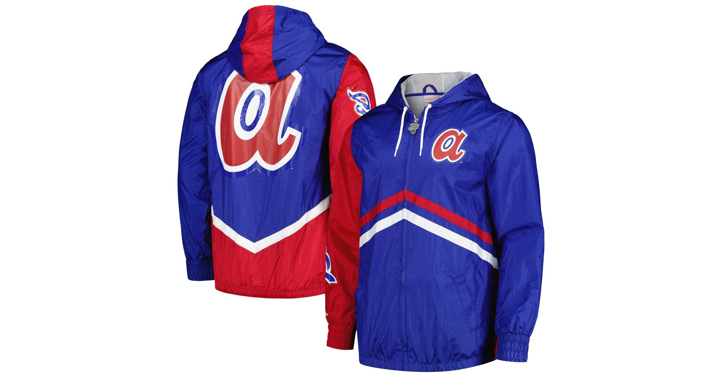 MLB Atlanta Braves Undeniable Full-Zip Hoodie Windbreaker Jacket