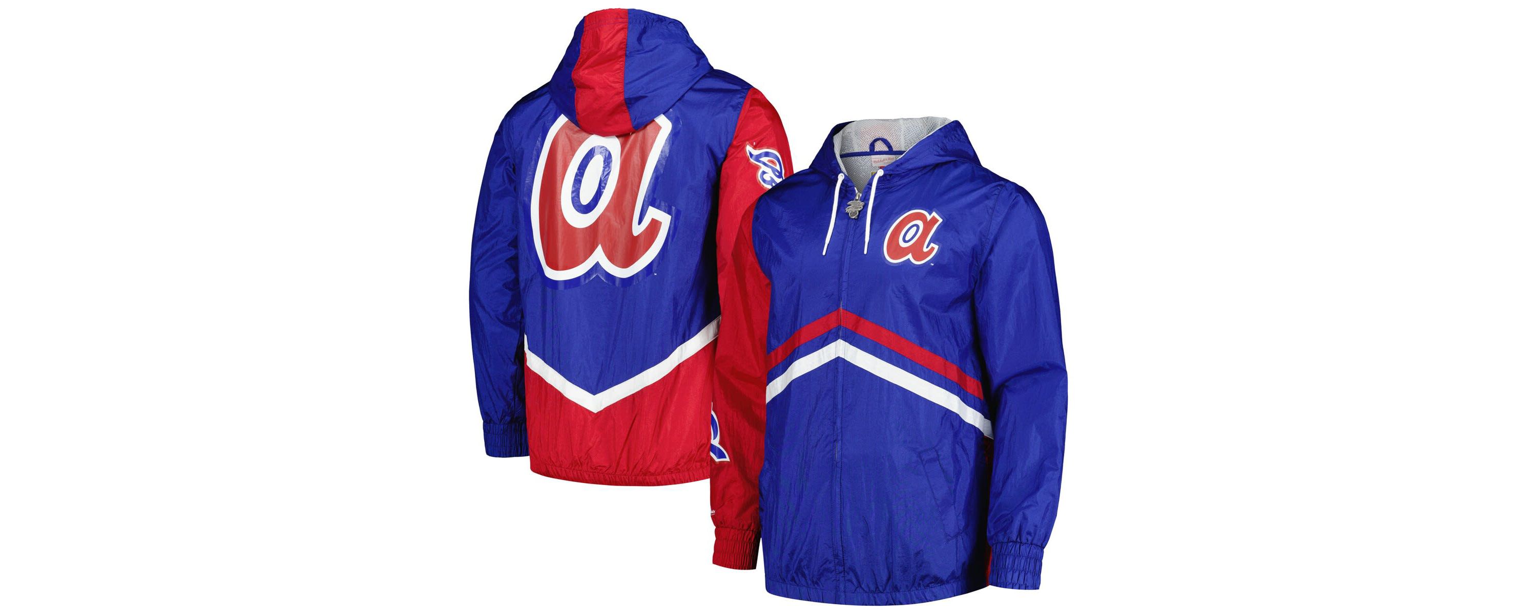 MLB Atlanta Braves Undeniable Full-Zip Hoodie Windbreaker Jacket