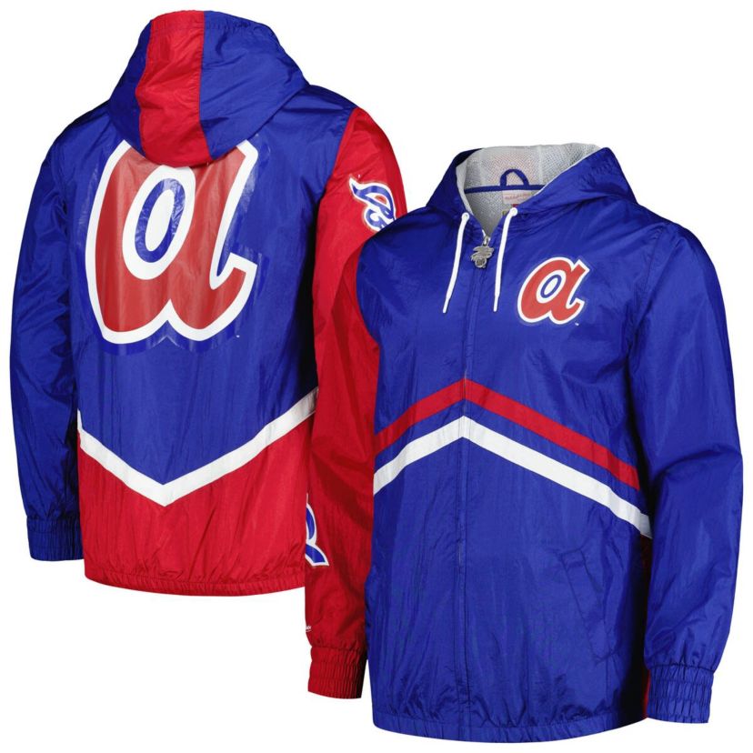 MLB Atlanta Braves Undeniable Full-Zip Hoodie Windbreaker Jacket