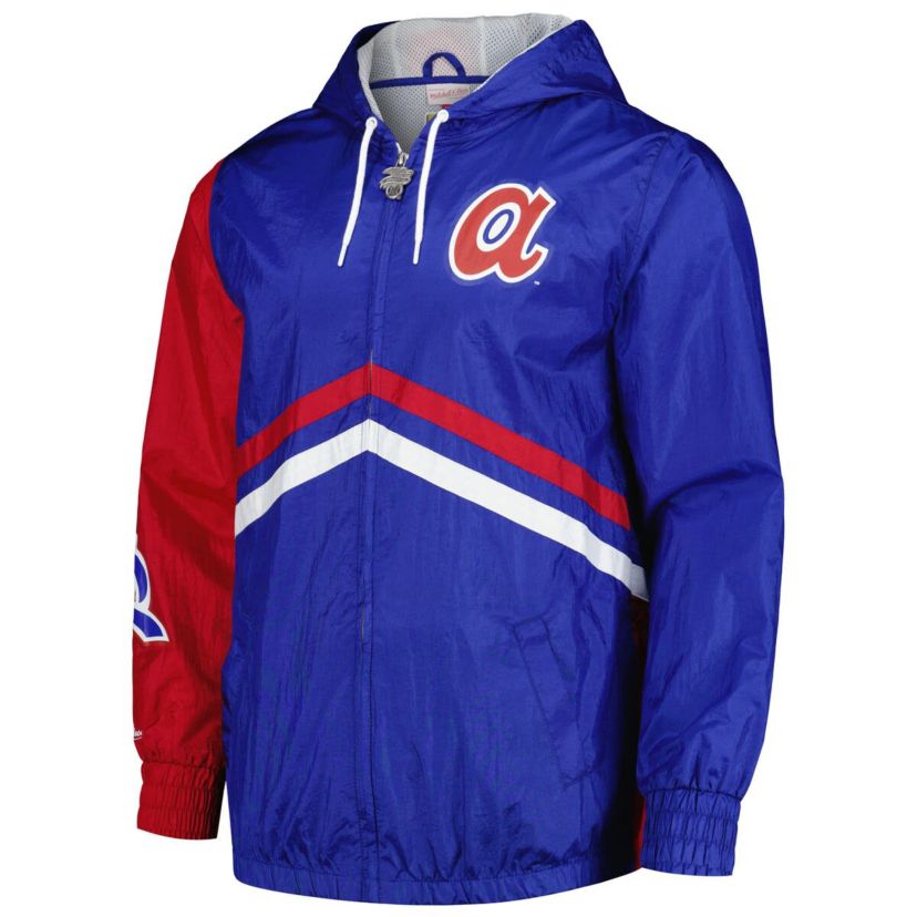 MLB Atlanta Braves Undeniable Full-Zip Hoodie Windbreaker Jacket
