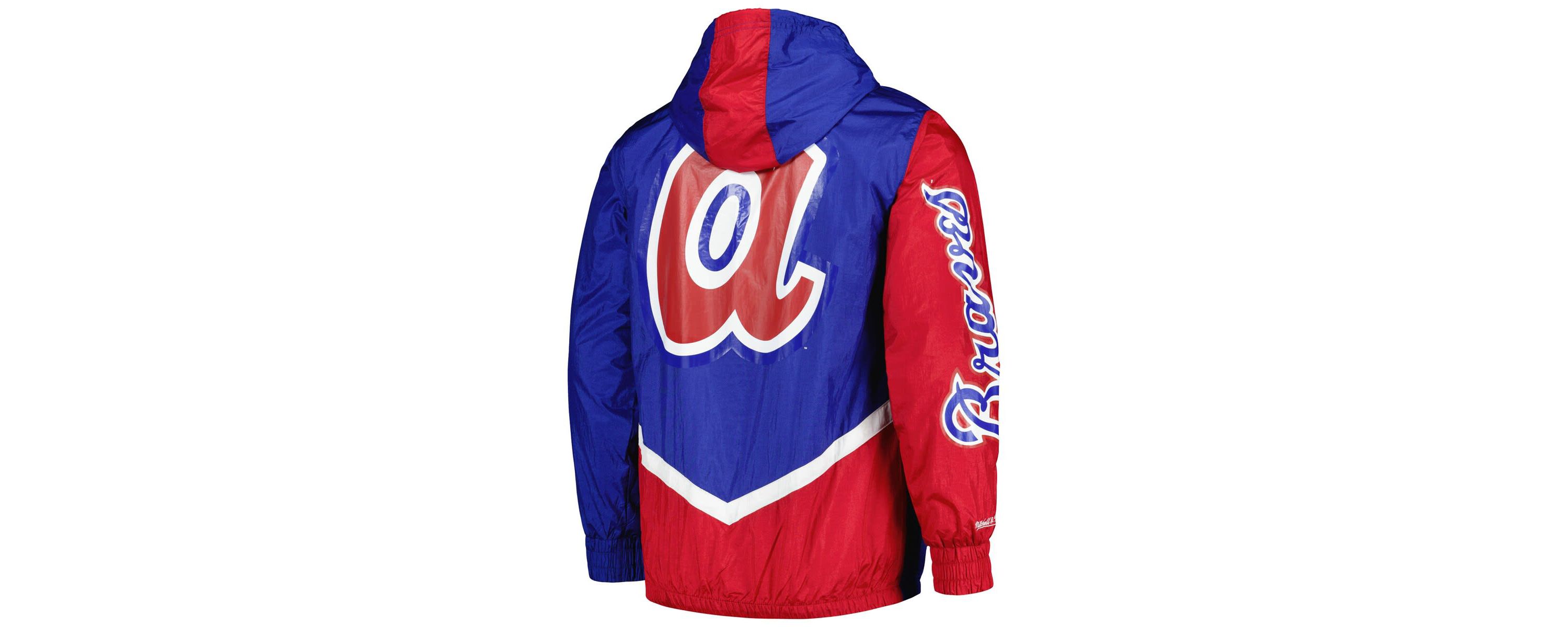 MLB Atlanta Braves Undeniable Full-Zip Hoodie Windbreaker Jacket