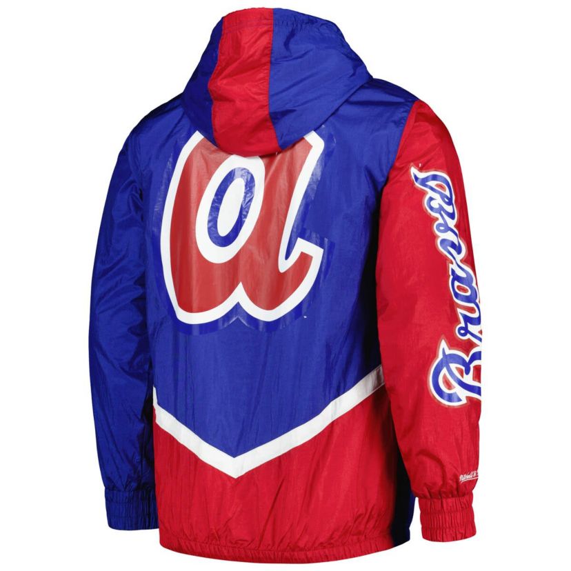 MLB Atlanta Braves Undeniable Full-Zip Hoodie Windbreaker Jacket