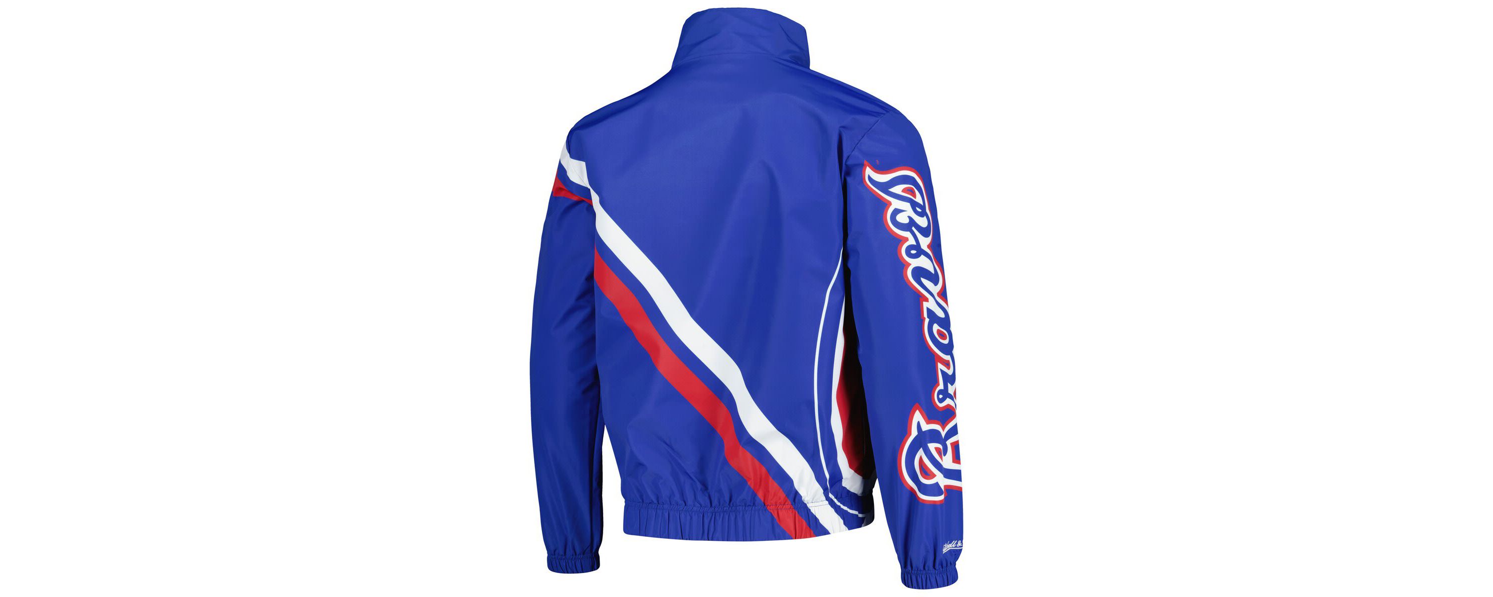 MLB Atlanta Braves Exploded Logo Warm Up Full-Zip Jacket