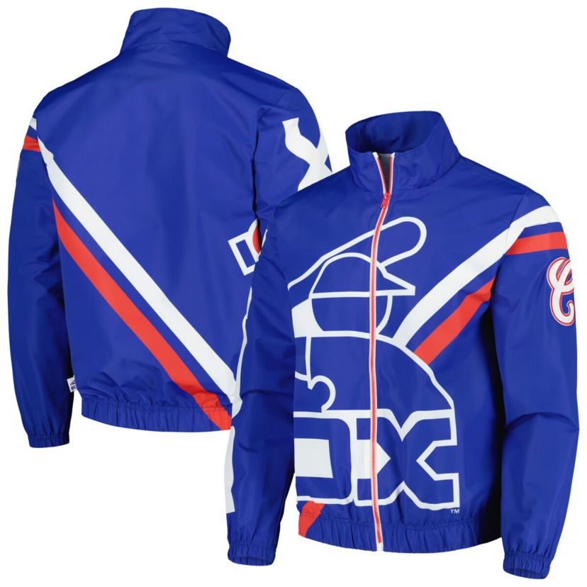 Chicago White Sox MLB Chicago Sox Exploded Logo Warm Up Full-Zip Jacket