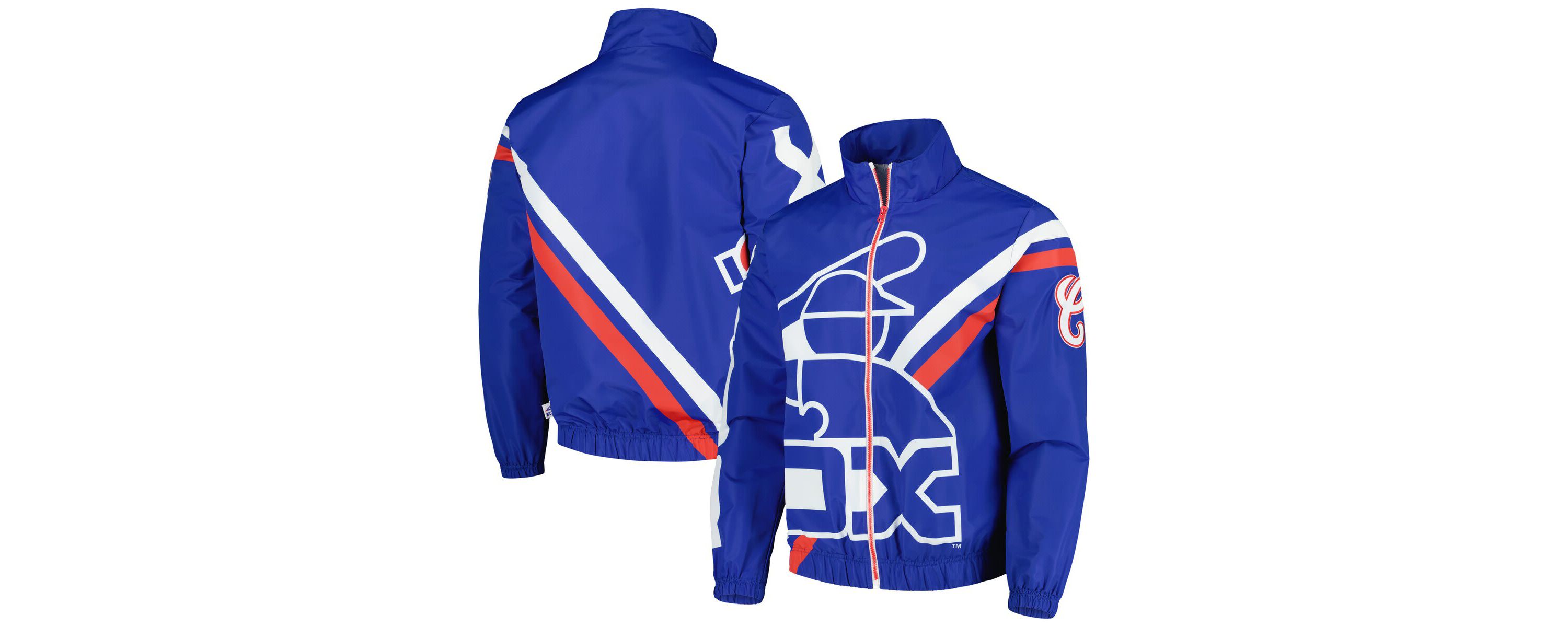 Chicago White Sox MLB Chicago Sox Exploded Logo Warm Up Full-Zip Jacket