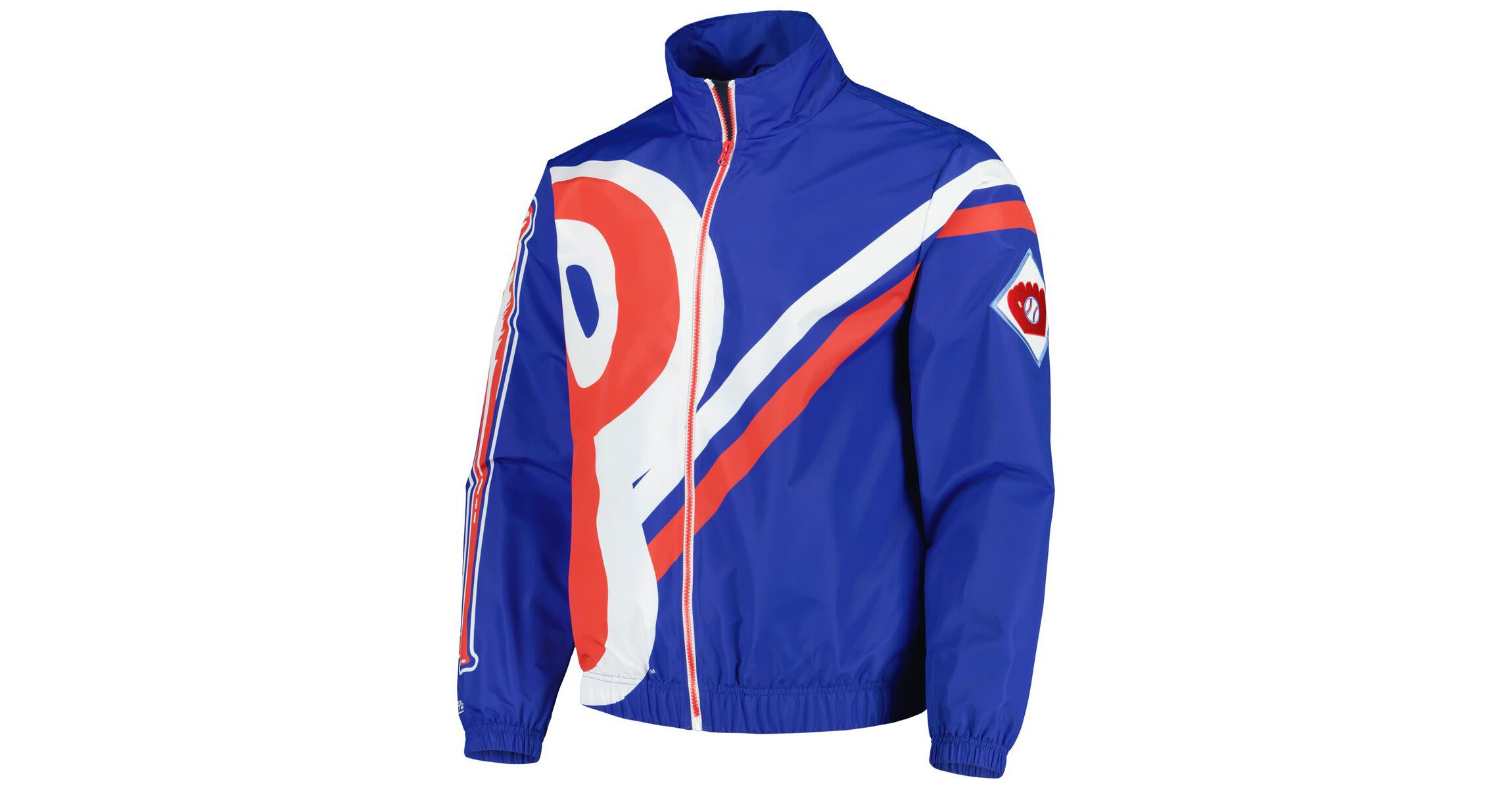 MLB Philadelphia Phillies Exploded Logo Warm Up Full-Zip Jacket