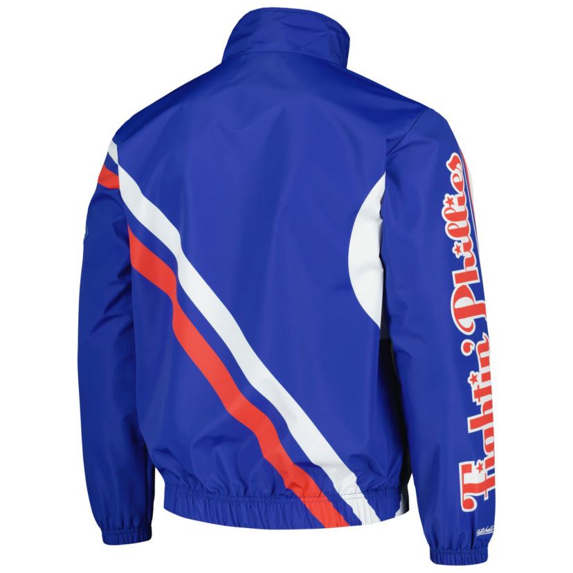 MLB Philadelphia Phillies Exploded Logo Warm Up Full-Zip Jacket