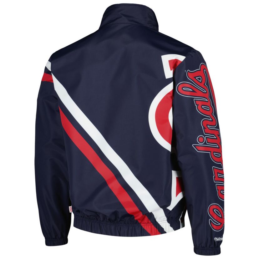 MLB St. Louis Cardinals Exploded Logo Warm Up Full-Zip Jacket