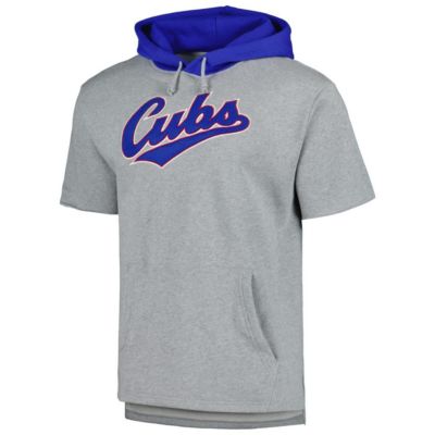 MLB Chicago Cubs game Short Sleeve Pullover Hoodie