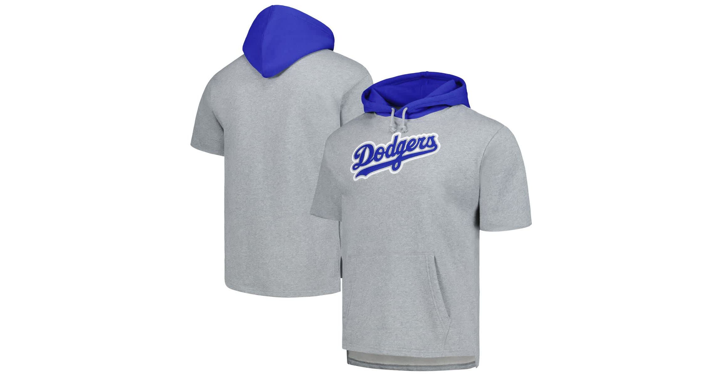MLB Los Angeles Dodgers game Short Sleeve Pullover Hoodie