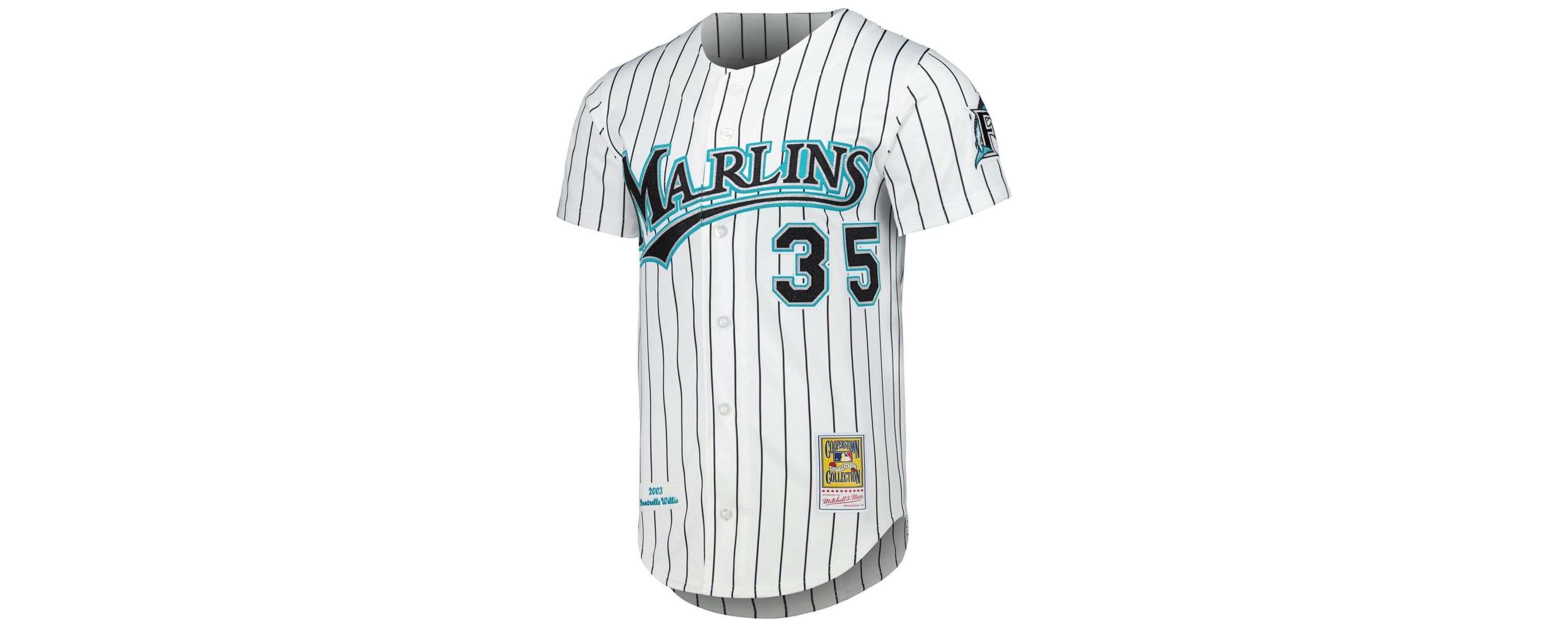 Cooperstown Teams Dontrelle Willis Florida Marlins Cooperstown Collection Authentic Jersey