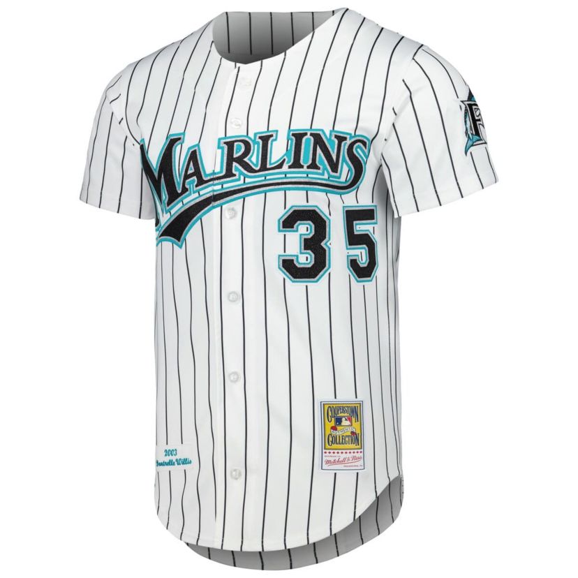 Cooperstown Teams Dontrelle Willis Florida Marlins Cooperstown Collection Authentic Jersey