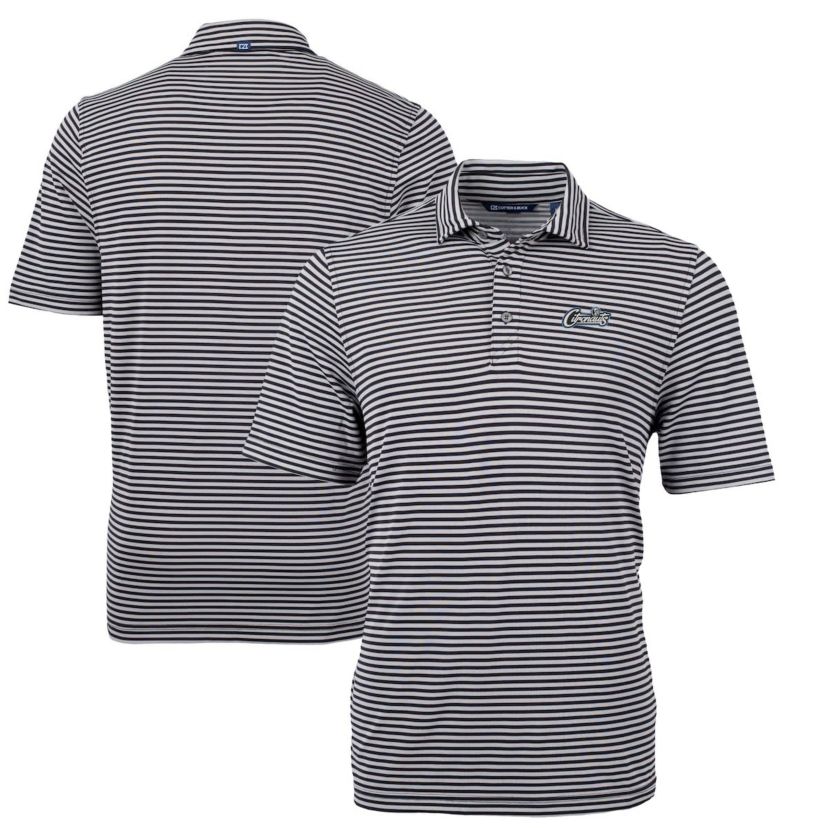 NCAA UCF Knights Citronaut Virtue Eco Pique Stripe Recycled Polo