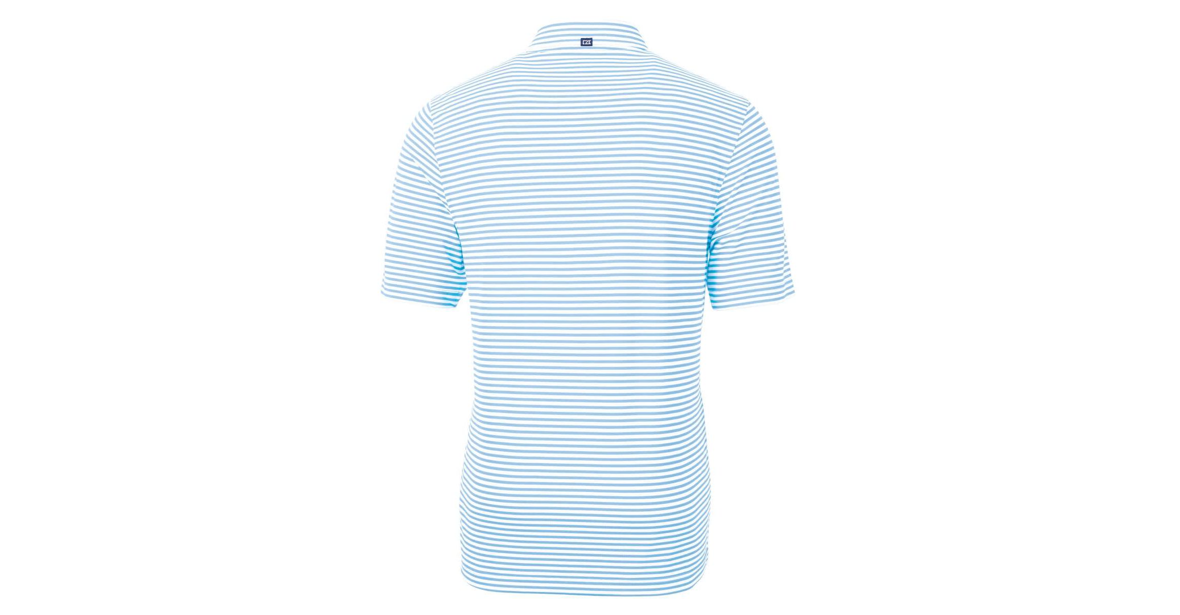 NCAA Light UCF Knights Citronaut Virtue Eco Pique Stripe Recycled Polo