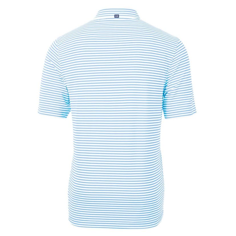 NCAA Light UCF Knights Citronaut Virtue Eco Pique Stripe Recycled Polo