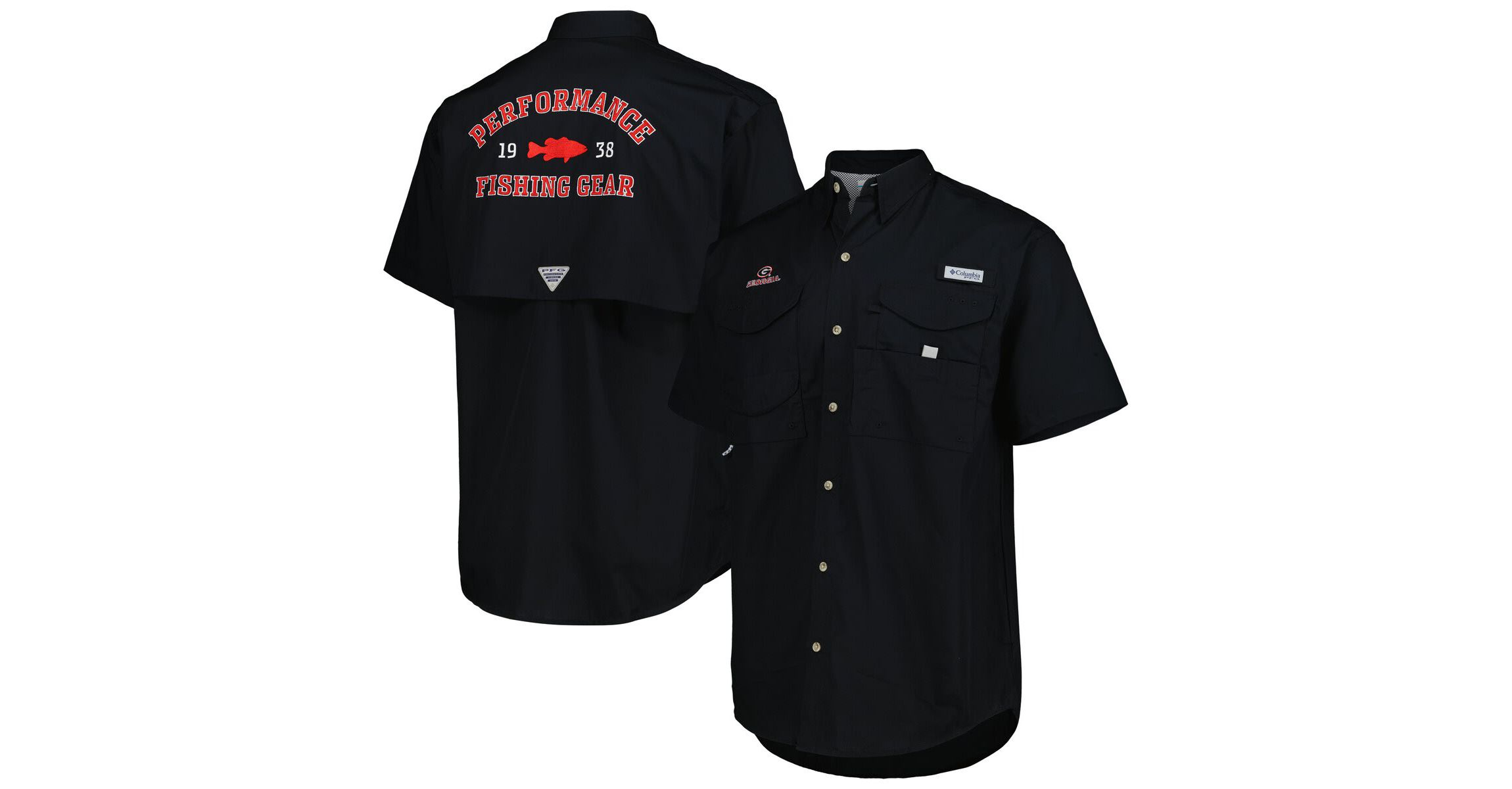 NCAA Georgia Bulldogs Bonehead Button-Up Shirt