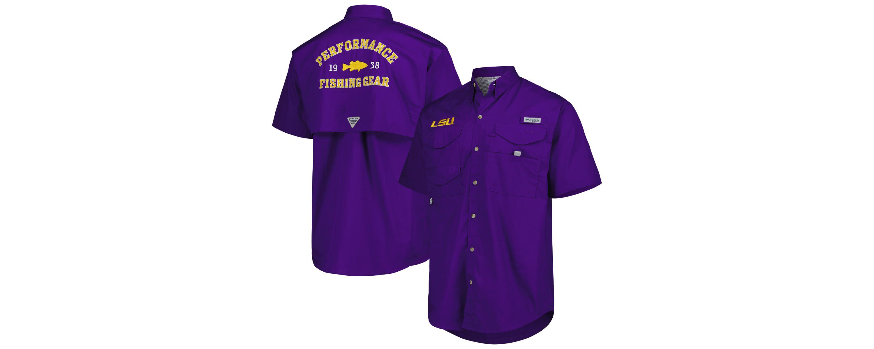 NCAA LSU Tigers Bonehead Button-Up Shirt