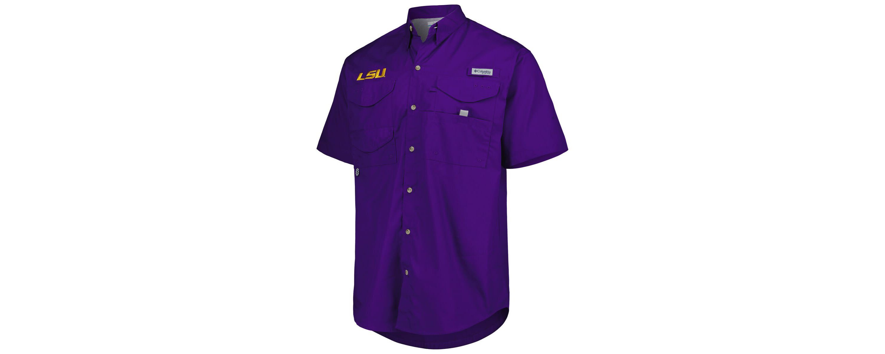 NCAA LSU Tigers Bonehead Button-Up Shirt