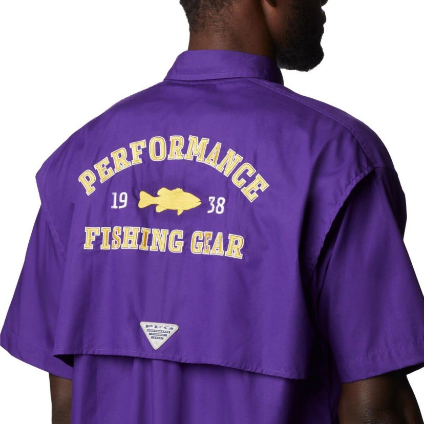 NCAA LSU Tigers Bonehead Button-Up Shirt