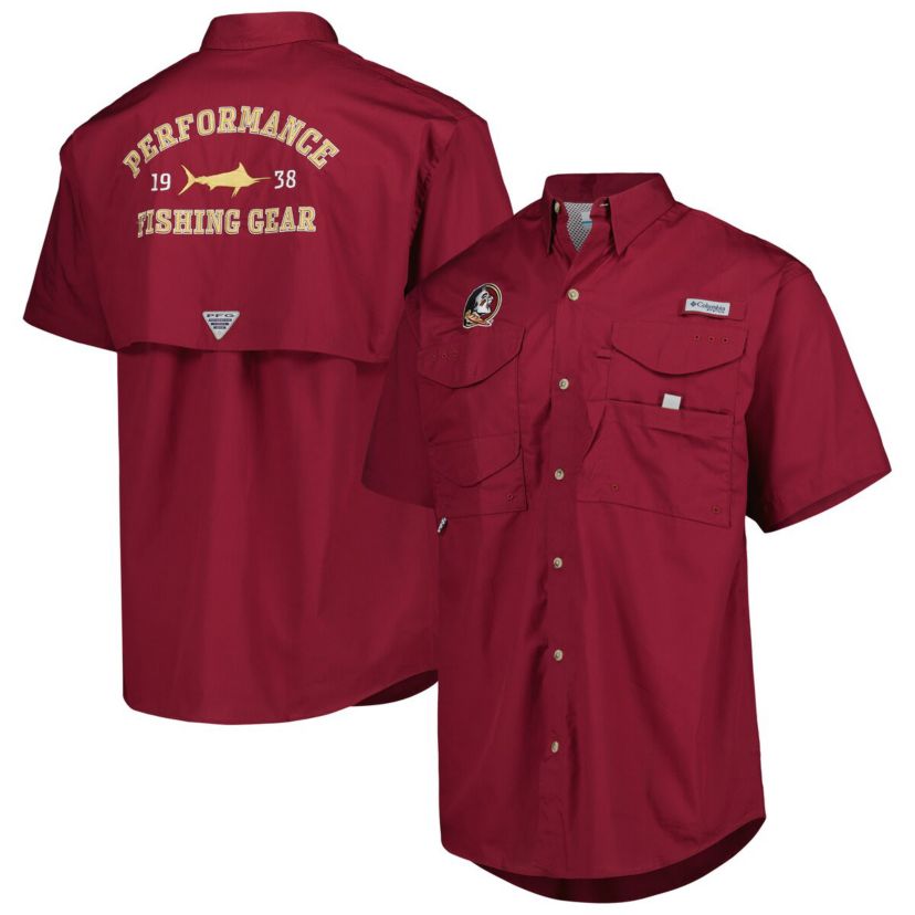 NCAA Florida State Seminoles Bonehead Button-Up Shirt