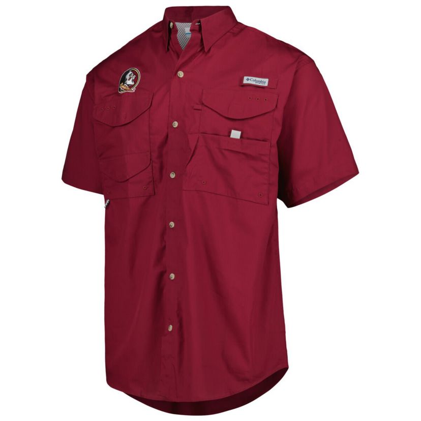 NCAA Florida State Seminoles Bonehead Button-Up Shirt