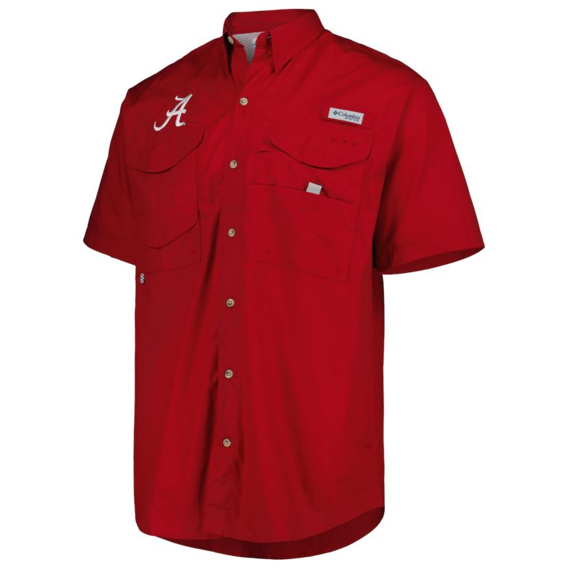 Alabama Crimson Tide NCAA Alabama Tide Bonehead Button-Up Shirt