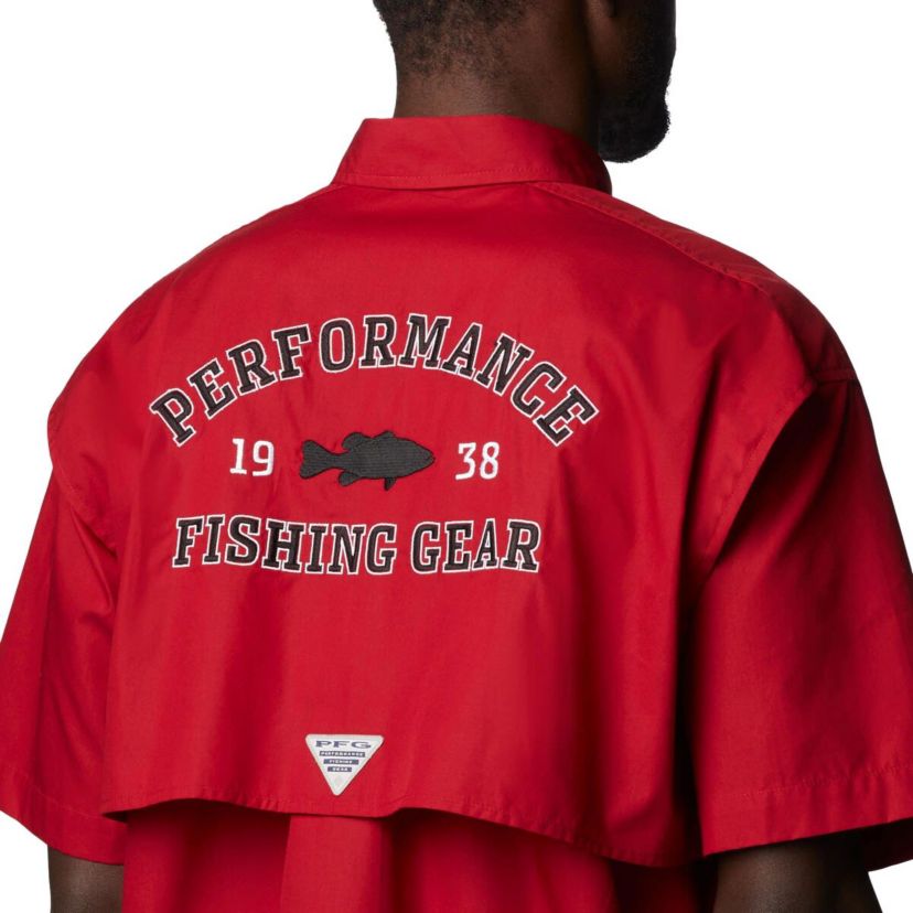 NCAA Arkansas Razorbacks Bonehead Button-Up Shirt