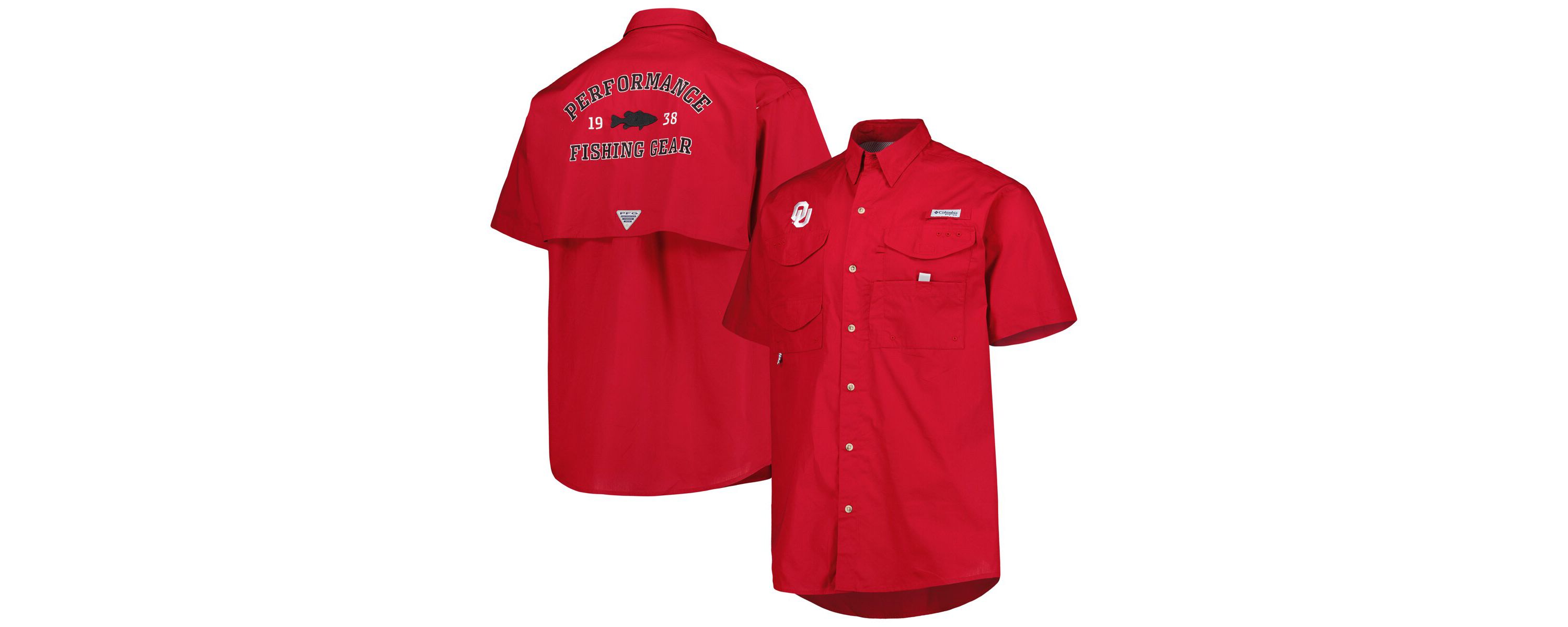 NCAA Oklahoma Sooners Bonehead Button-Up Shirt