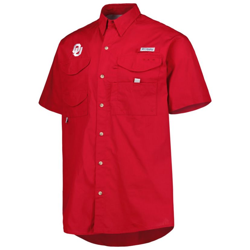 NCAA Oklahoma Sooners Bonehead Button-Up Shirt