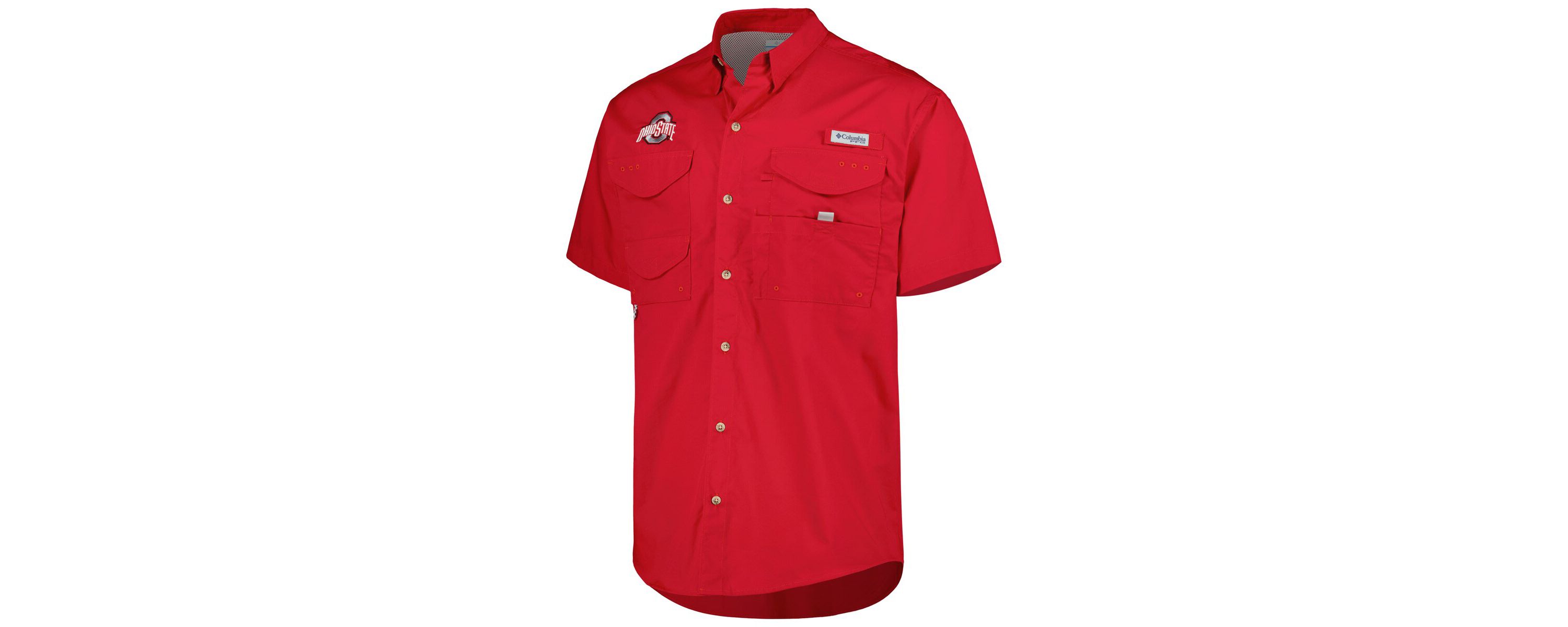NCAA Ohio State Buckeyes Bonehead Button-Up Shirt