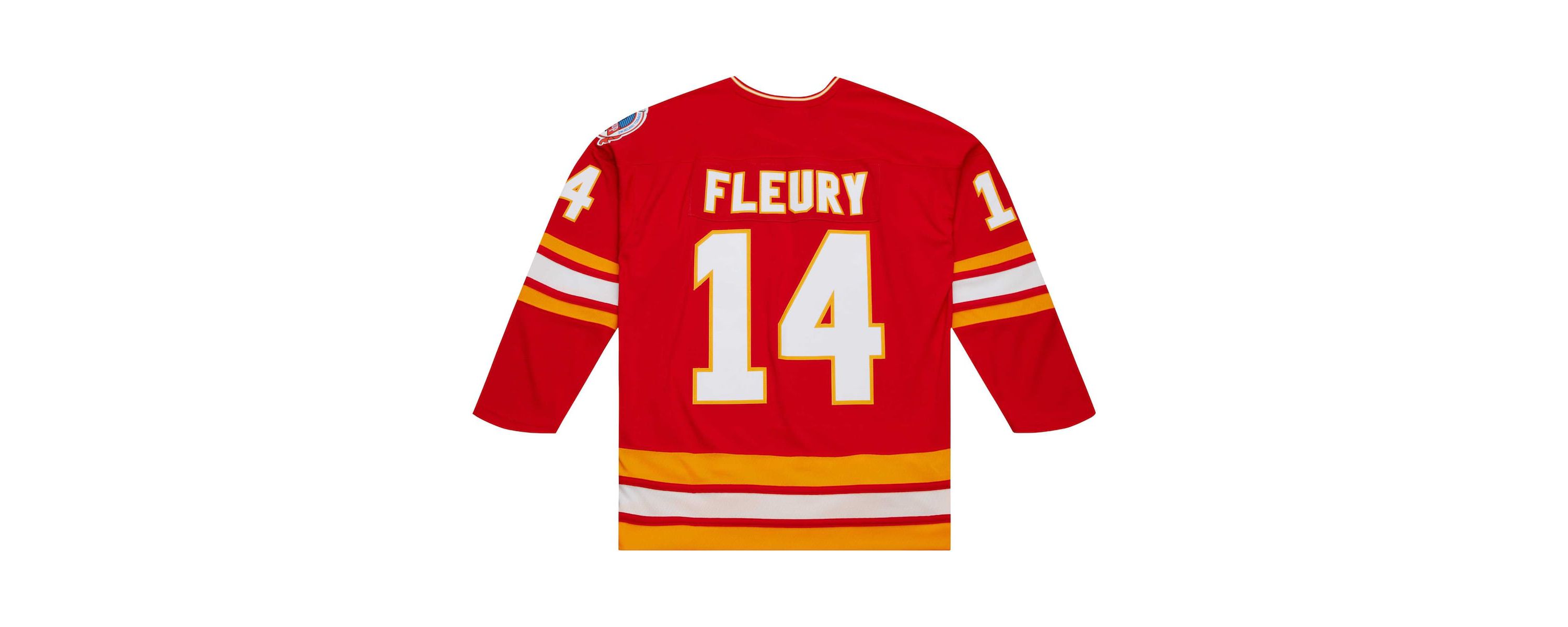 NHL Theoren Fleury Calgary Flames 1988/89 Line Player Jersey