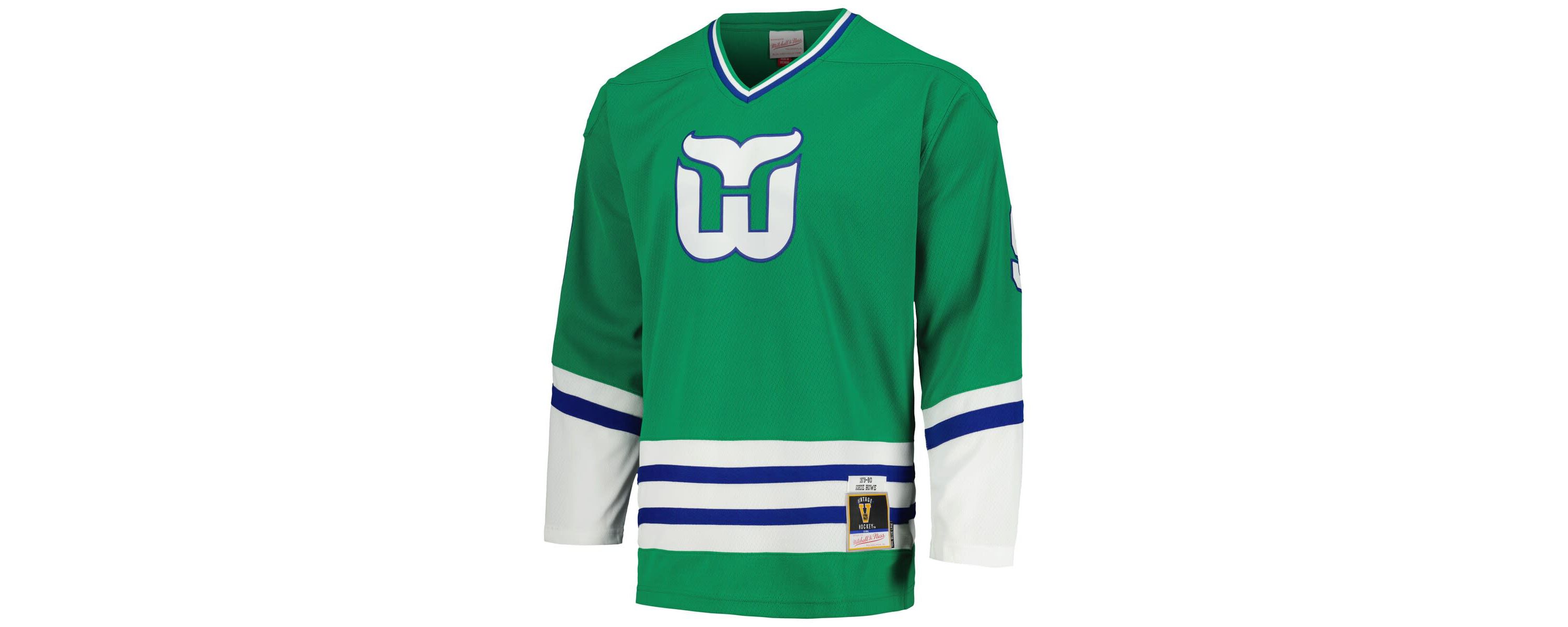 Vintage Hockey Gordie Howe Hartford Whalers 1979/80 Line Player Jersey