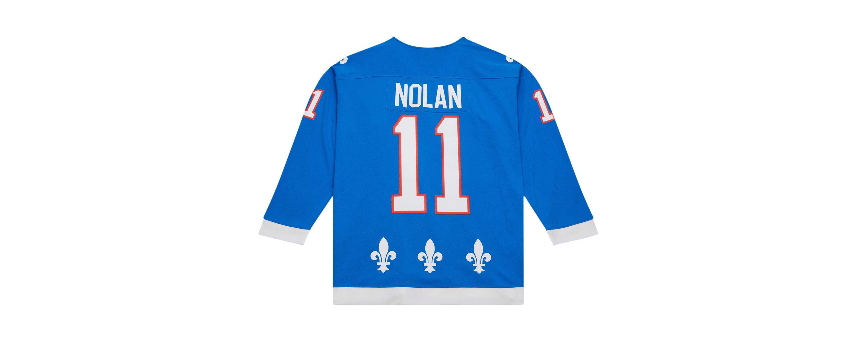 Vintage Hockey Owen Nolan Quebec Nordiques 1992/93 Line Player Jersey