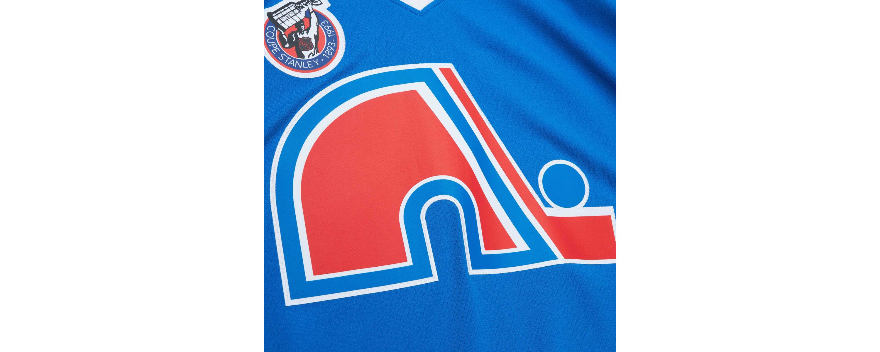 Vintage Hockey Owen Nolan Quebec Nordiques 1992/93 Line Player Jersey