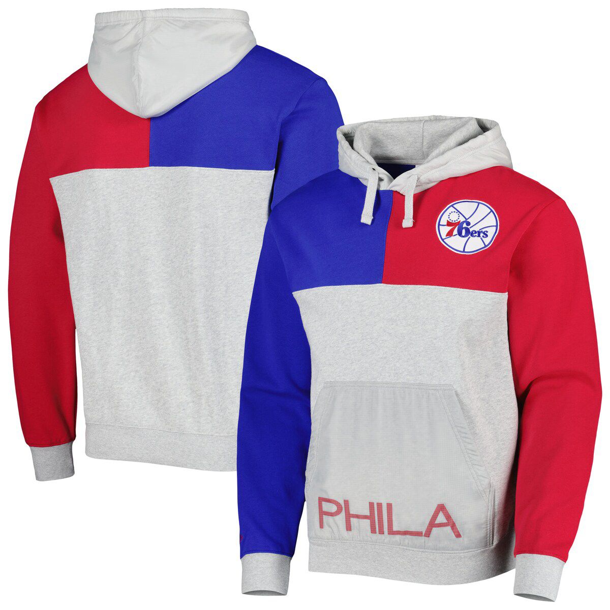 NBA Philadelphia 76ers Tie-Breaker Pullover Hoodie