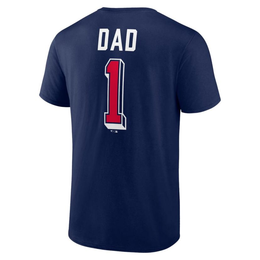 MLB Cleveland Guardians Number One Dad Team Logo T-Shirt