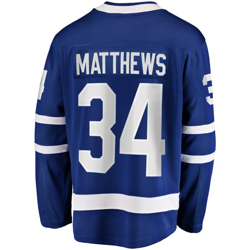NHL Fanatics Auston Matthews Toronto Maple Leafs Home Breakaway Jersey